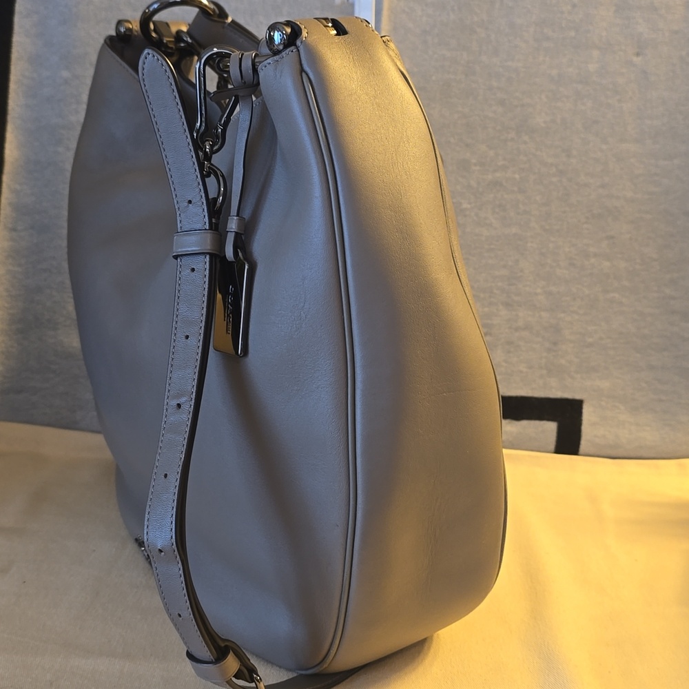 Coach Nomad Hobo Bag in Gray Leather - Picture 4 of 10